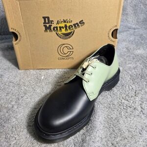 Concepts x Dr. Martens 1461 3-Eye Black Desert Sage Shoes EU 40 M 7.5‎ W 8.5 NEW
